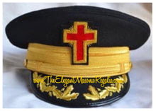 Load image into Gallery viewer, Knights Templar Past Commander Captain Cap

