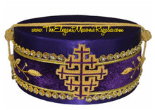 Load image into Gallery viewer, Purple Multi Cross 33rd Crown
