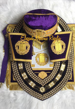 Load image into Gallery viewer, Grand Chaplain Masonic Apron Set
