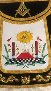 Masonic Tradition Master Mason Round Apron