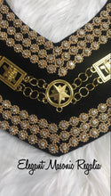 Load image into Gallery viewer, Knights Templar 3-Ring Masonic Collar
