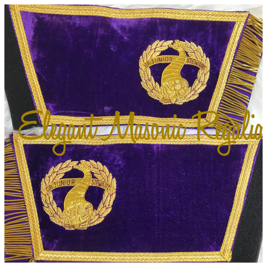 Grand Junior Steward Masonic Cuffs