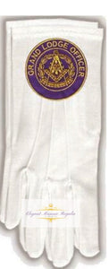 Masonic Grand Lodge Compass Gloves