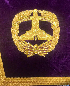 Close-up image of the Grand Senior Warden Masonic Symbol.