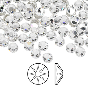 100% Swarovski Clear Crystals