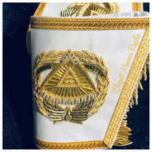 Load image into Gallery viewer, White Grand Master Masonic (Event) Cuffs
