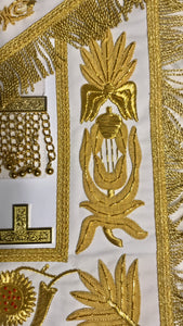 White Grand Master Apron